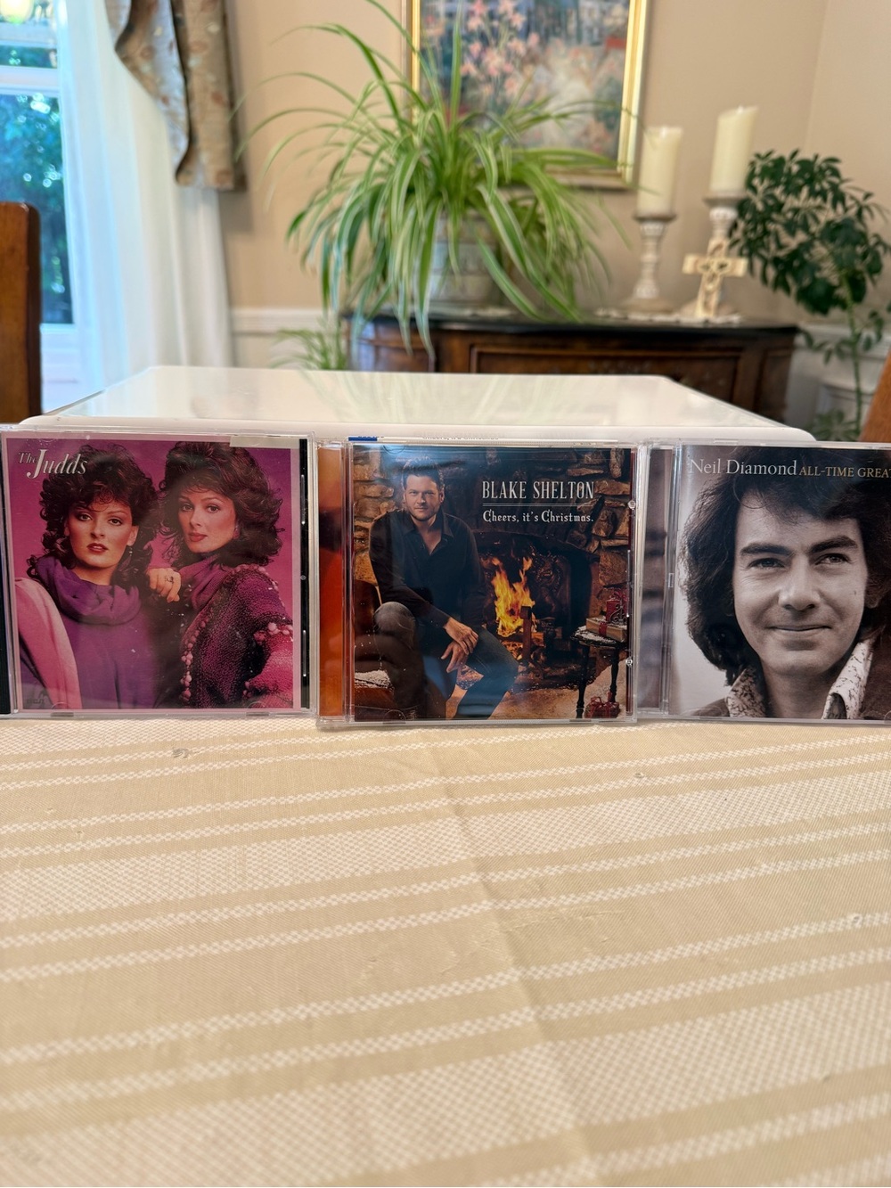 Source Unknown CD Jewel Case Trio with Pink, Blue, Black Covers